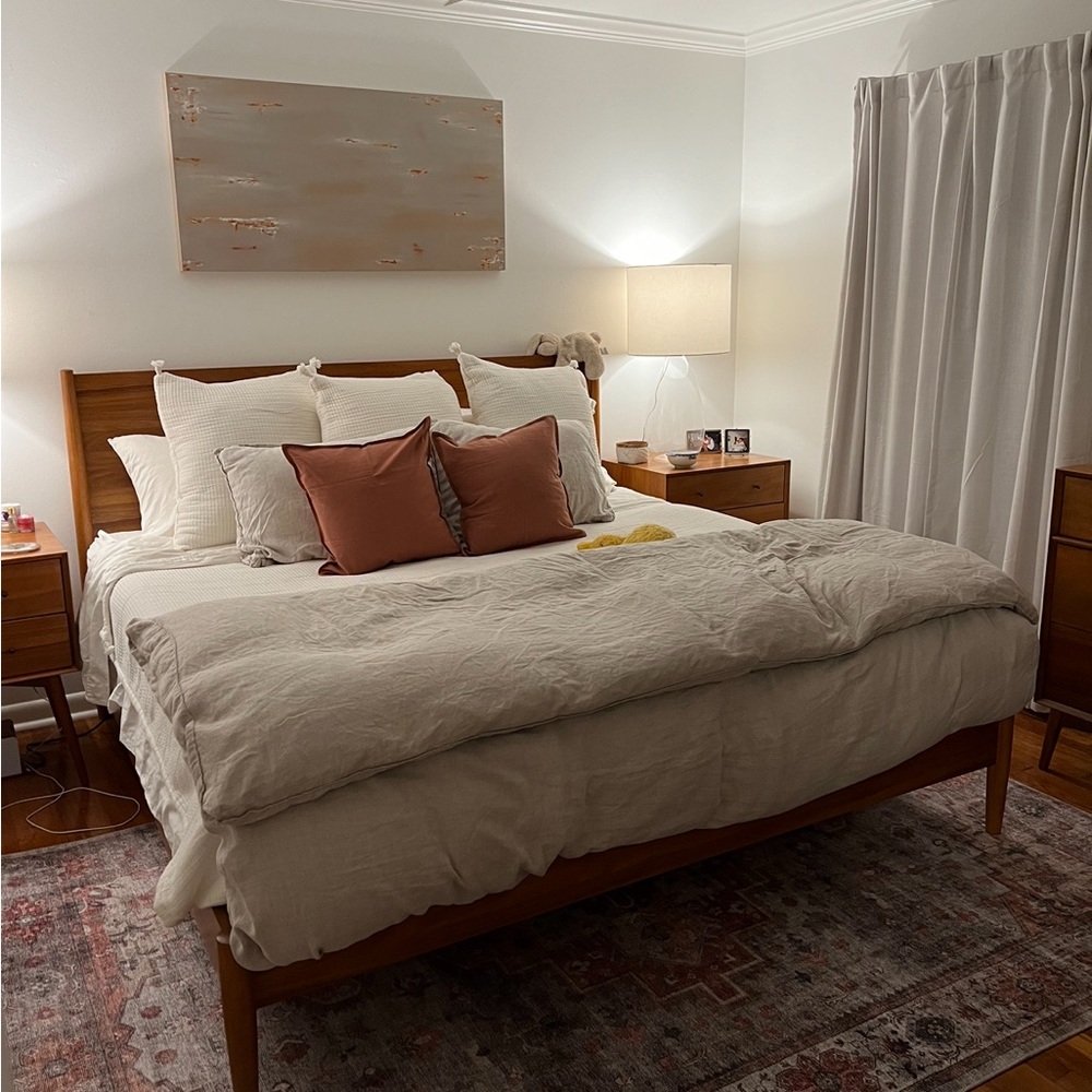 Linen Duvet Cover Set in Natural Beige - Classic Neutral Bedding